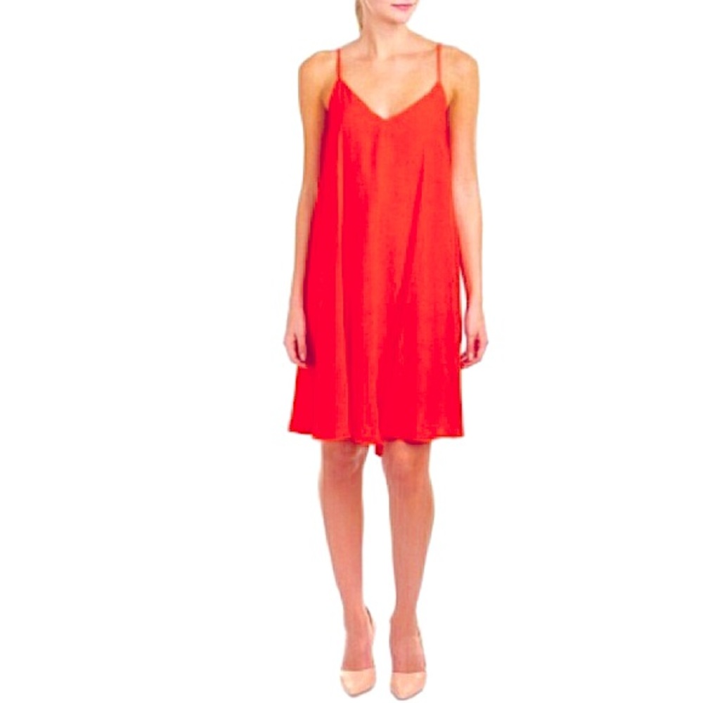 n/nicholas Diamond Dress in Poppy Red
